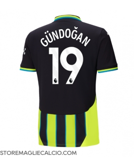 Manchester City Ilkay Gundogan #19 Maglia Gara Trasferta Repliche 2024-25